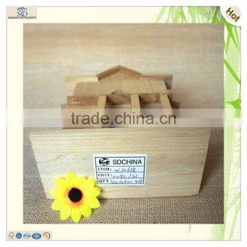 China Make Eave Hall Wooden Bird Cage House photo-5