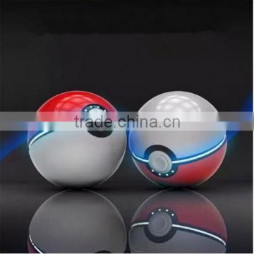 newest Pokemon Ball Shaped 10000mAh Dual USB Pokeball Power Bank