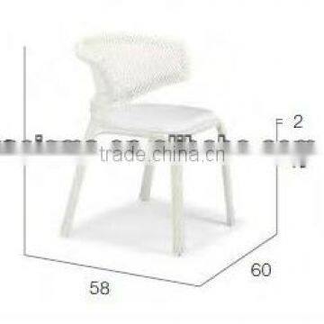 2017 Trade Assurance New Design Famous Modern Restaurant Used Synthetic Rattan All Weather Single Dining Chair photo-3