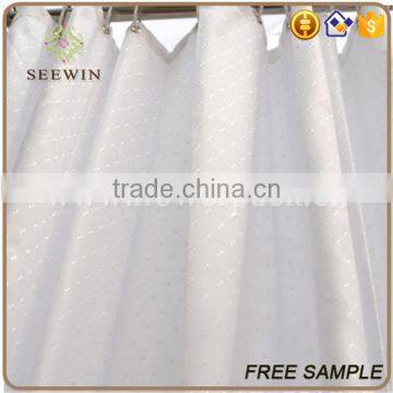 plain contracted waterproof polyester shower curtains