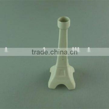 Stock White Mini Eiffel Tower Art Porcelain for Home Decoration photo-2