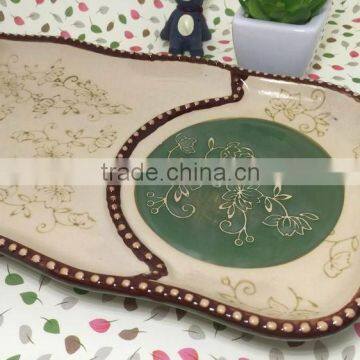 Daily Use Hand-painted Stocked Porcelain Dinner Plates High Quality Porcelain Plate photo-2