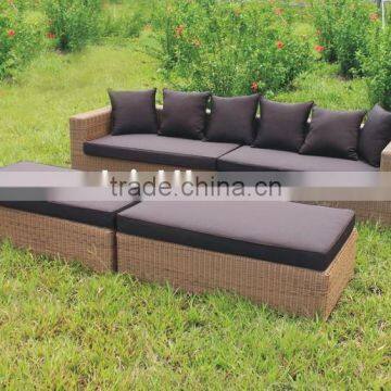 Handcraft High Quality Wicker Products BG-111 Outdoor Sofa PE Rattan Products photo-2