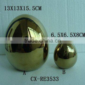 ceramic electroplate ball for decoration