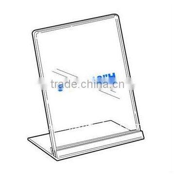 Clear Acrylic Desktop sign holder 8 x 10