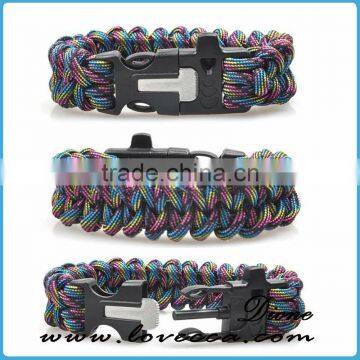 Emergency Paracord 550 Bracelet Parachute Cord Bracelet for Survival photo-2