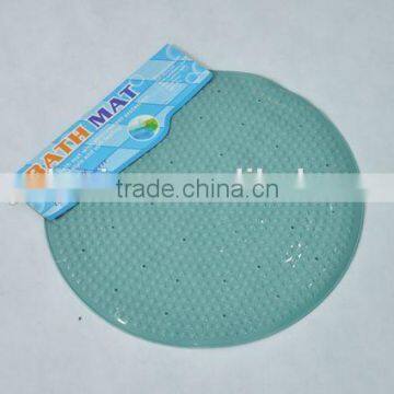Circular pvc anti-slip bathroom mat