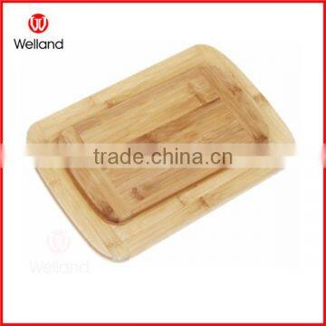 simple wooden serving board for food