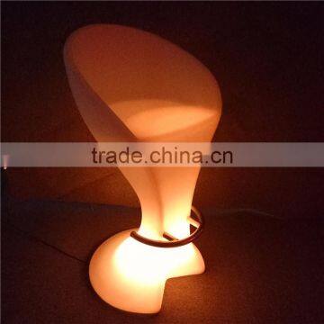 Stools Bar Modern Metal LED Nightclub Stool With Stainless Steel Circle at the Bottom With 16 Colors Available photo-5