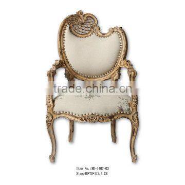 China Hot Sales Antique Style Wedding Chair for Bride and Groom photo-3