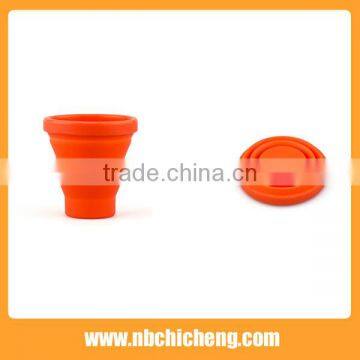 Silicone Folding Mug Cup, Food Grade Silicone Drinking Cup, Collapsible Silicone Cup photo-2