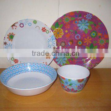 melamine dinnerware set