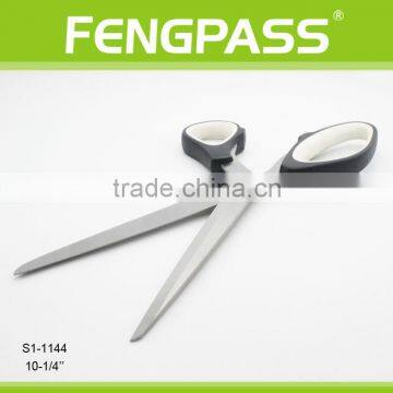 S1-1144 10.25 Inch 2Cr13 Stainless Steel Blade With PP+TPR Plastic Handle Long Blade Cutting Stationery Scissors photo-4