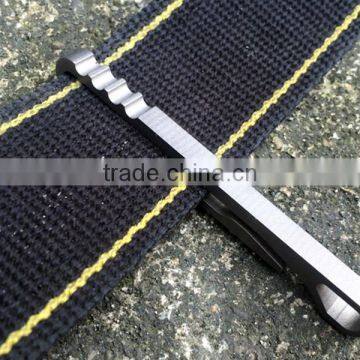 TK-7028 Portable EDC Quickdraw Rattlesnake Titanium Key Ring photo-2