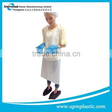 One time use Disposable degradable plastic LDPE aprons