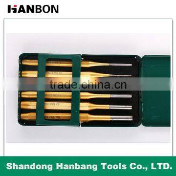 6 Pcs Golded Punch & Chisel Sets