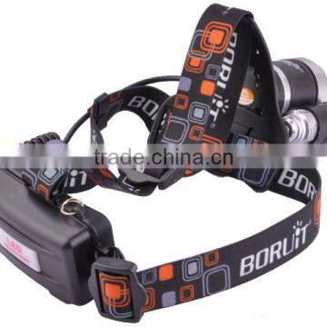 Boruit RJ-3000 3xT6 LED 920Lm 4 Mode High Power Rechargeable Headlamp photo-3