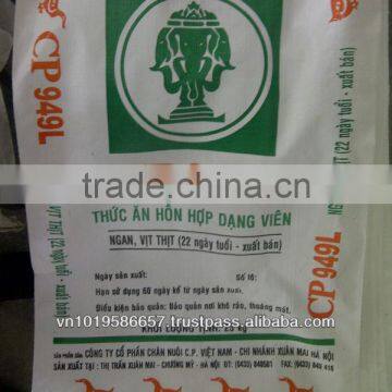Animal feed packing PP woven bag