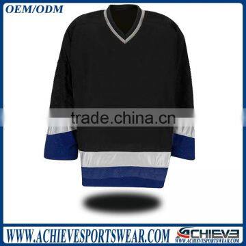 custom team hockey jerseys, sublimate polyester ice hockey shirt