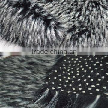 2015 Hot Black And White Hair Dyed Raccoon Furs