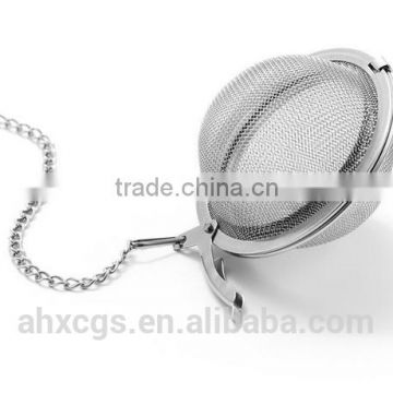 Kitchen utensil stainless steel wire mesh tea ball style tea strainer