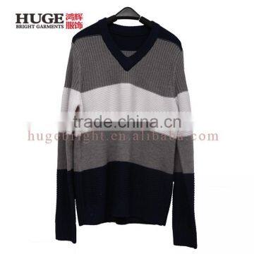 Factory Direct Supply High Quality New Design V Neck Pullover photo-2