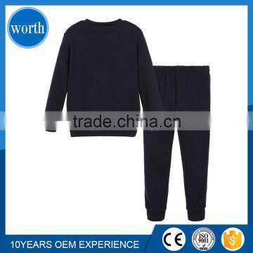 2017 OEM Welcomed Single Color Blank Children Hoodies Champions Quality Children Jogger Pants photo-2
