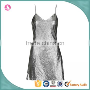 Wholesale women latest dress designs strap sexy slip dresses night club dress