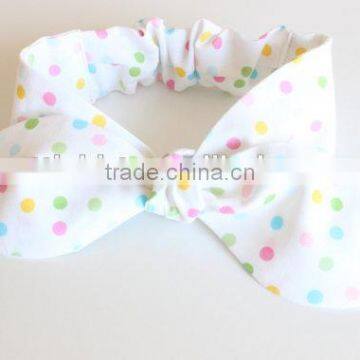 Boutique New Style Accessories Baby Pink Polka Dot Headbands for Little Girl photo-3