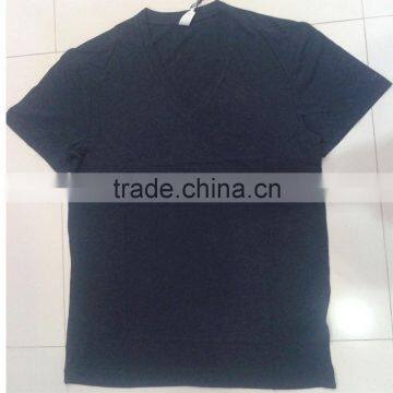 Mens V-Neck T-Shirt, 100% Ctn, S/J, 160 Gsm