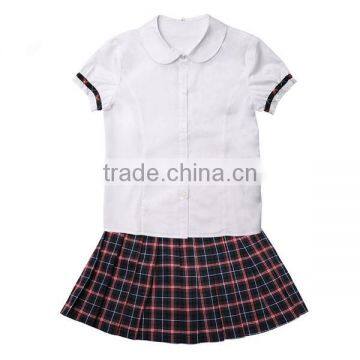 Juqian Custom logo wholesale lovely summer full cutton primary kindergarten kids girls school dresses designs