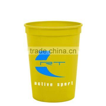 USA Made 12 oz Smooth-Sided Stadium Cup In Solid Colors - BPA-free, FDA Compliant and Comes With Your Logo photo-3