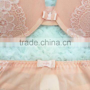 Women's Lace Sexy Lingerie Underwear Suit Bra+G-string Bra & Panty Set photo-4