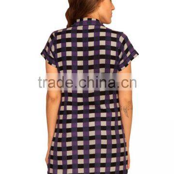 Casual Purple Blended/knit Sleepshirt photo-4