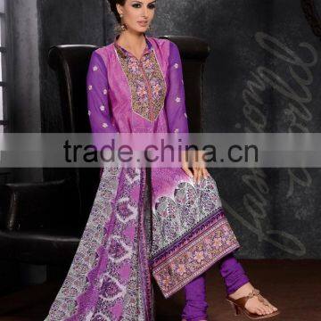 Glamour Beauty Designer Semi Stitch Salwar Kameez Collections photo-2