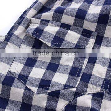 Wholesale Summer Cotton Boy Plaid Cotton Shorts photo-4