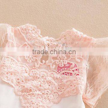 2017 Girl Lace Tulle Dress Girl Princess Dress With Lace photo-5