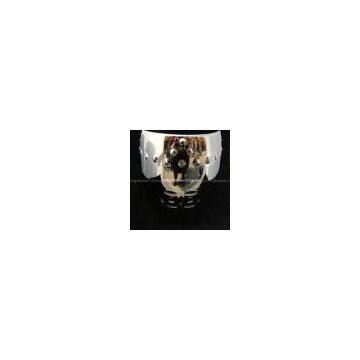 Chinese Silver Porcelain Garden Stool WRYAZ202 photo-2