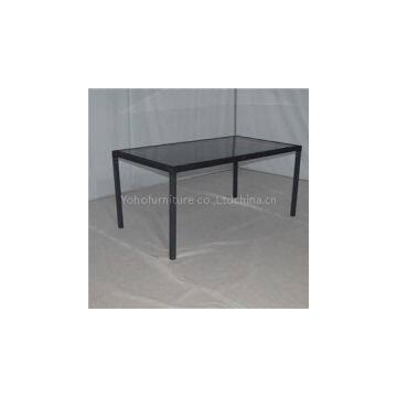 Glass Rectagular Dining Table