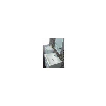 Bathroom Cabinet, Bathroom Basin and Bath Mirror