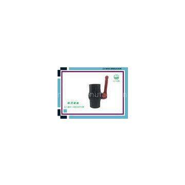 Agricultural Irrigation Compact UPVC Ball Valve With Round Level Handle