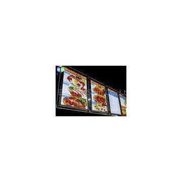 Advertisement Crystal LED Menu Light Box , Backlit Menu Board Light Box 24 x 36