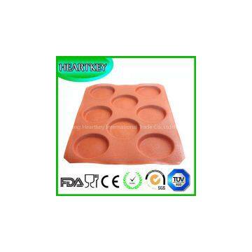 Silform 8 Compartment Round Hamburger Baguette Baking Mold photo-2
