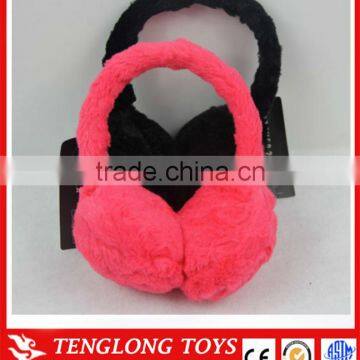 HOT cheap and fashionable adult and kids winter plush warm stock earmuff