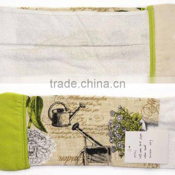 good quality hot sales household printed cotton hand towel with tie