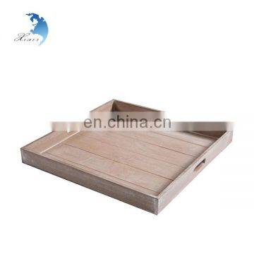 Factory Direct Sale Wood Tray hospital Food folding Dinner Tray