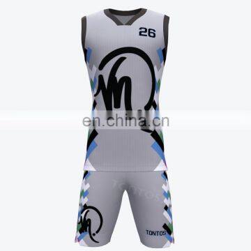 hot selling custom sublimation european basketball jersey design