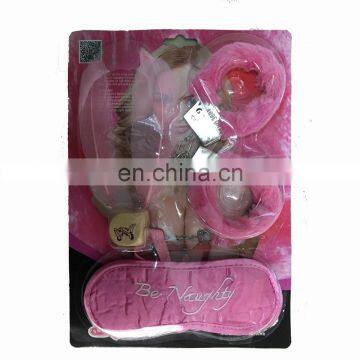 HH-0593 Sex Halloween Toys novelty hen party pink plastic handcuffs for sex