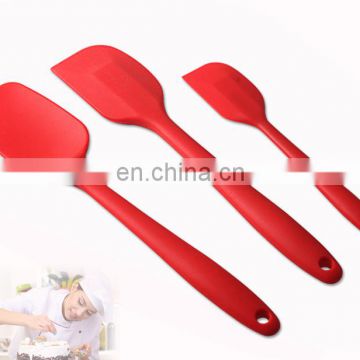 3 in 1 set Food grade silicone butter scraping knife, cream scraper, silicone spatula set for pastry baking cooking