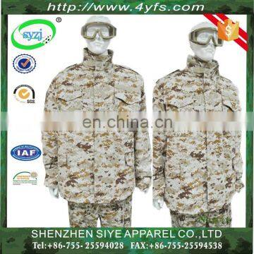 Fashion Style Desert Camo Jacket with Waterproof of Detachable Linner